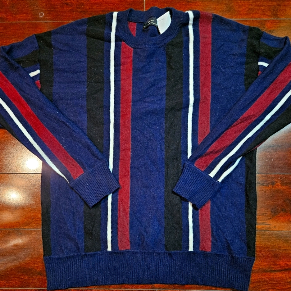 Zara Mens Striped Sweater
